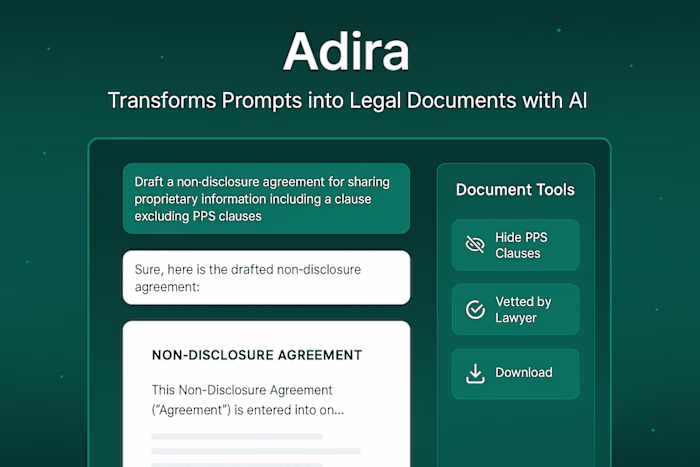 Development of Adira AI for Legal Documentation