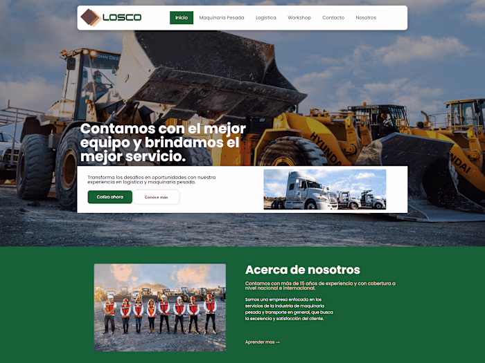Losco | Constructional Website
