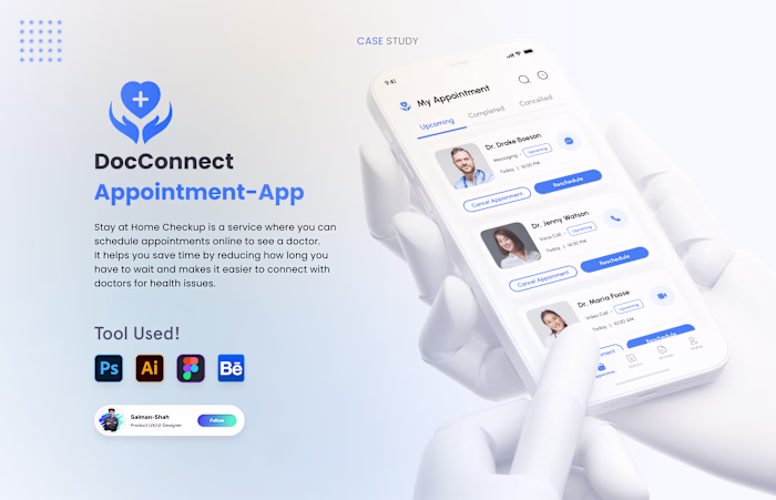 Doctor Appointment App UI/UX Case Study :)