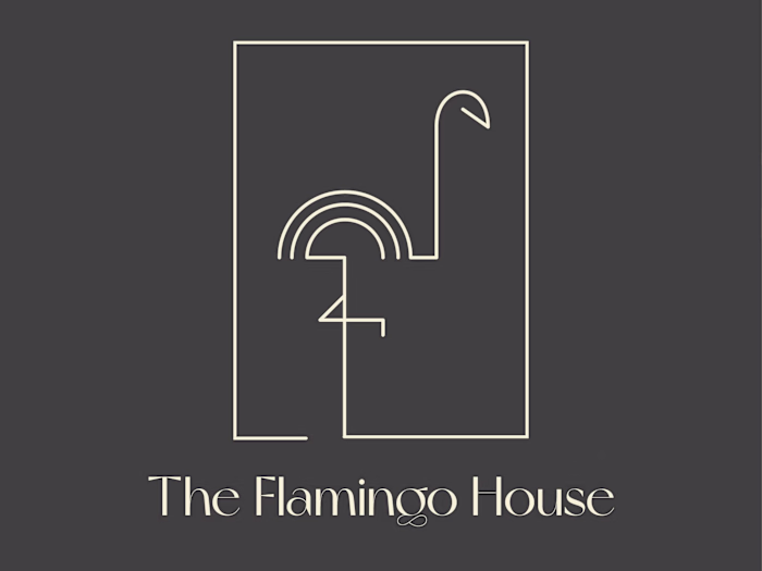 flamingo house: brand identity
