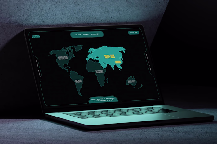 Interactive Sci-Fi Web Experience