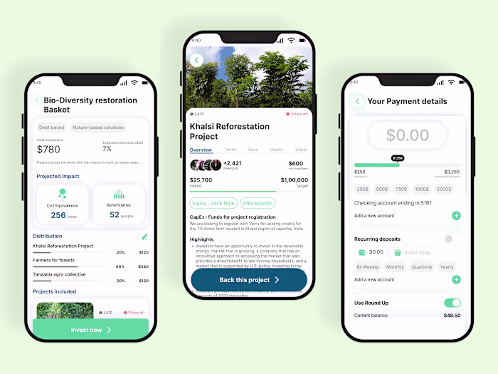 Mobile Application for Crowdfunding Climate Adaptation projects