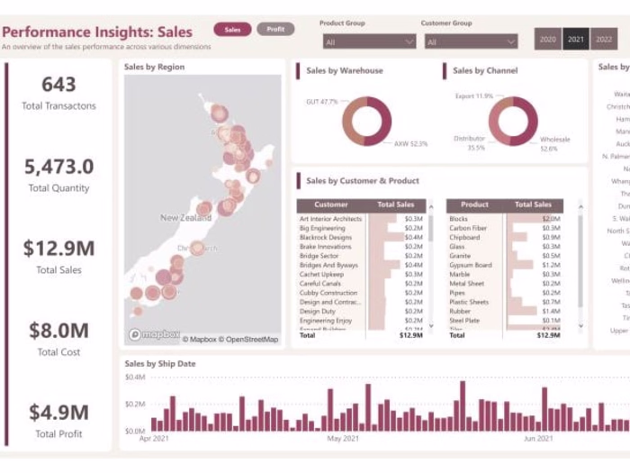 Navigating the Sales Performance Insights - Power BI Dashboard 
