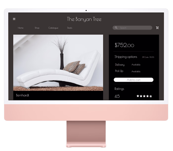 The Banyan Tree - High End Ecommerce Web Design