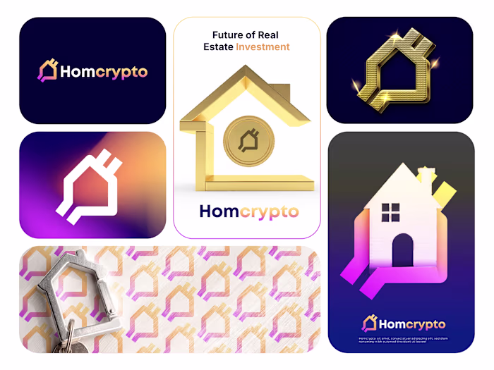 Logo and branding Crypto Real