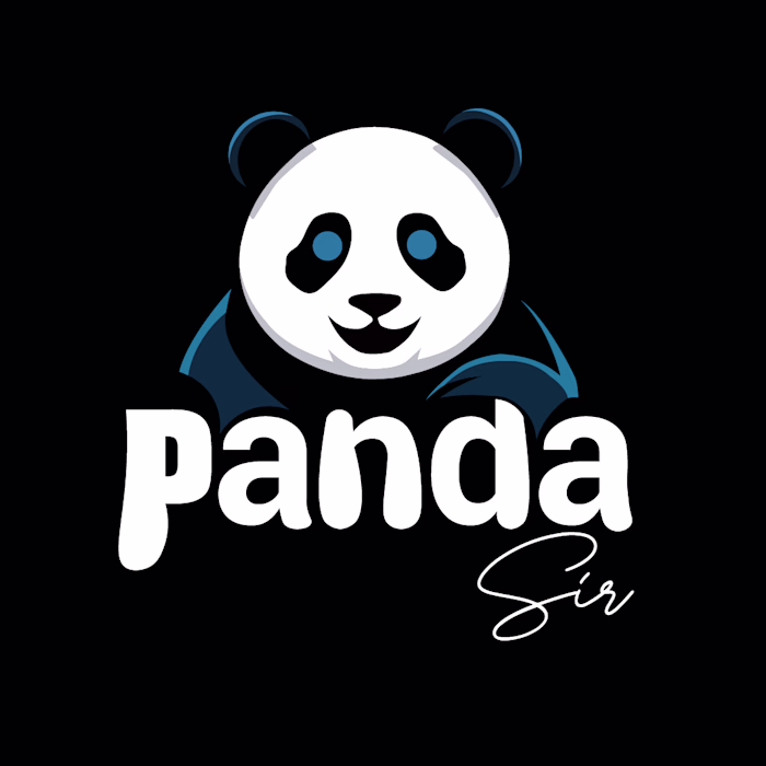 Panda-Themed Logo Design