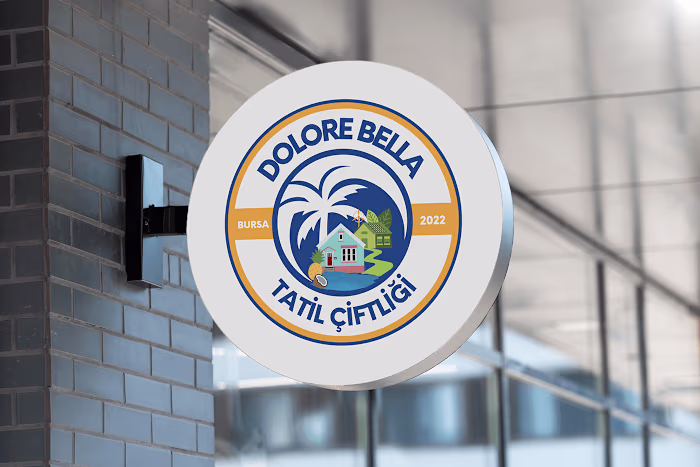 DOLORE BELLLA TATİL ÇİFTLİĞİ LOGO DESİNG AND MOCKUP on Behance