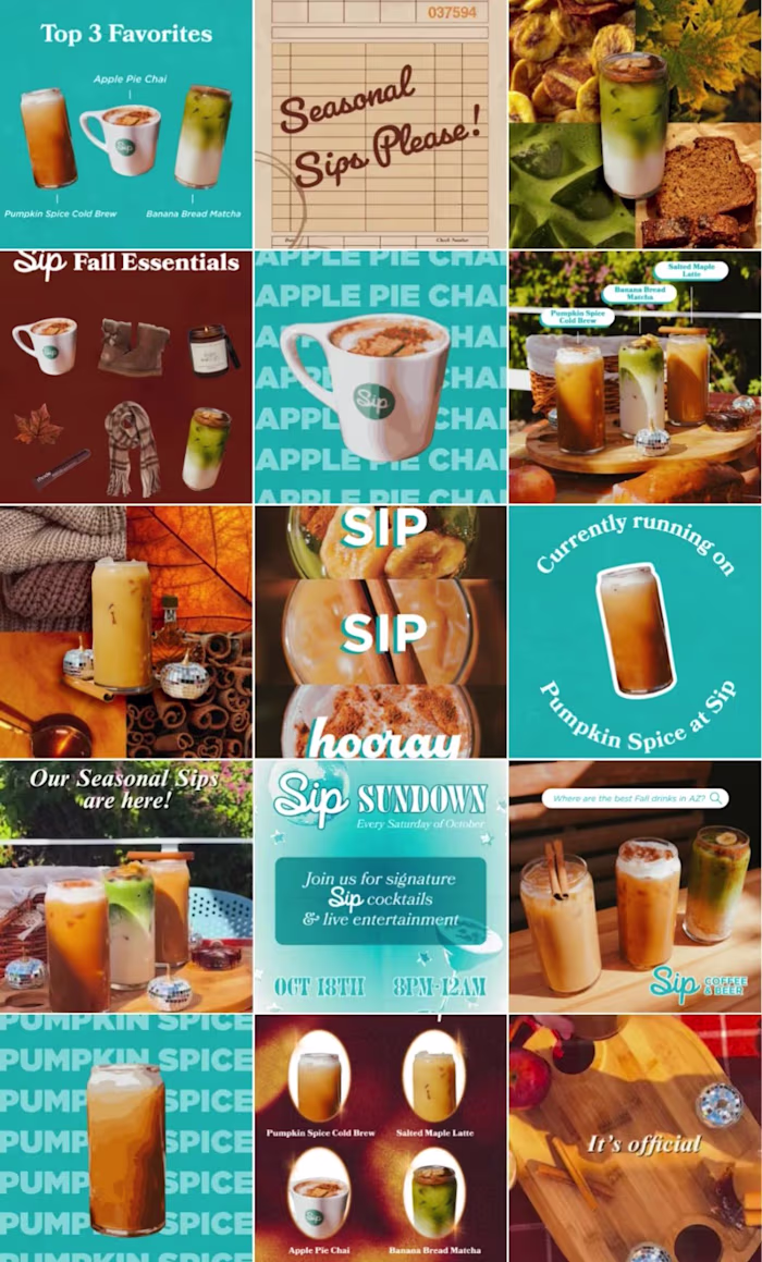 Seasonal Feed Content Creation