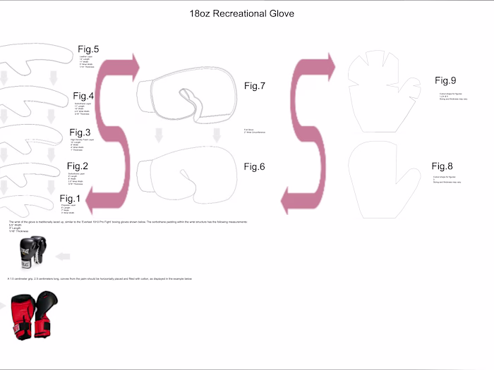 Shock Dampening Recreational Glove