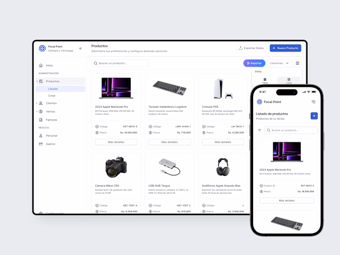 AI-Powered ERP & CRM Design for Focal Point