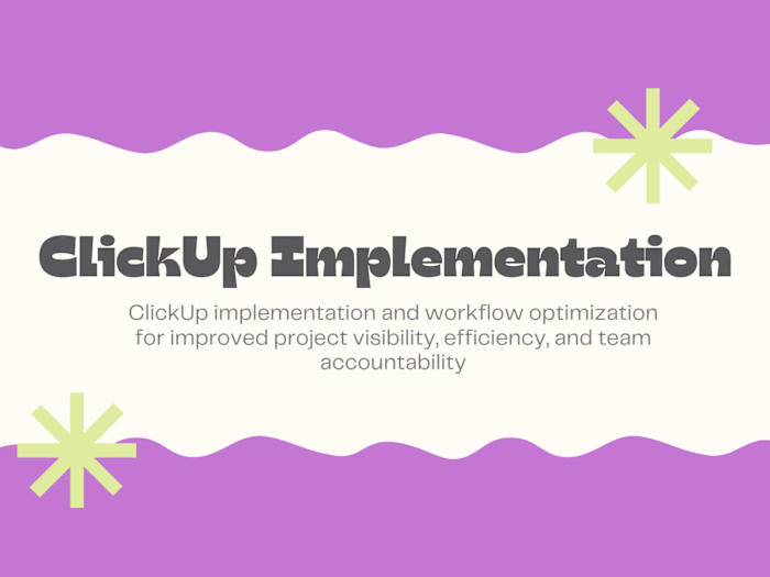 ClickUp Implementation for Legal Services Agency