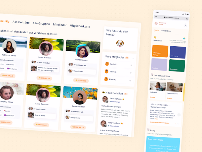 🧘 Happiness House - The mental health focussed social media