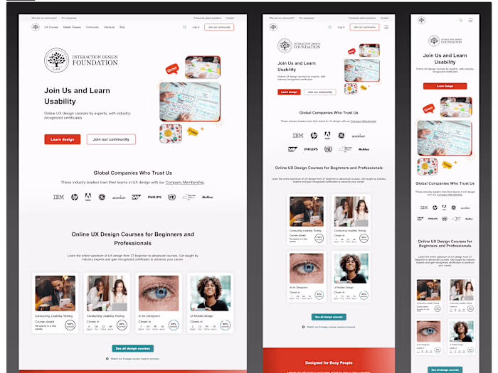 Engaging UI/UX for a Seamless Learning Experience