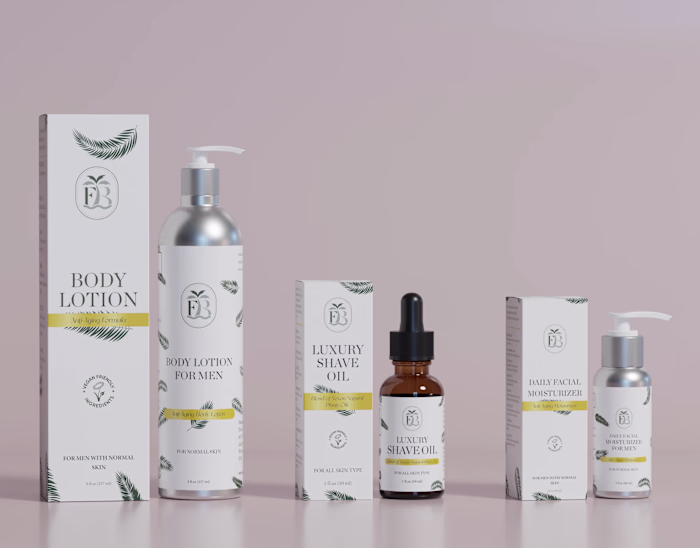 Label and Packaging Design for FB – Cosmetic Line