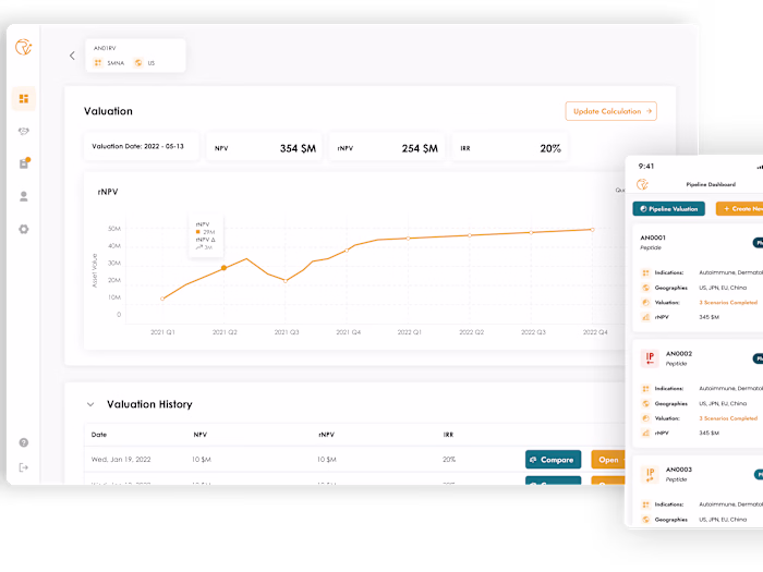 Calculations and Valuation Modelling Platform
