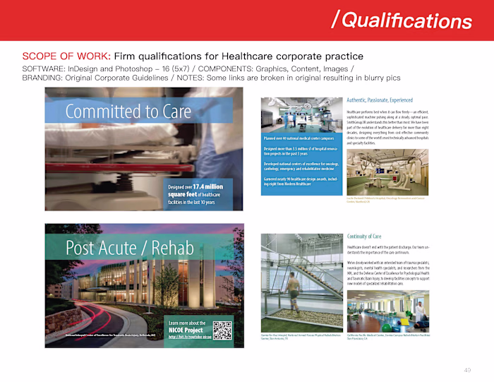 Qualifications - Healthcare