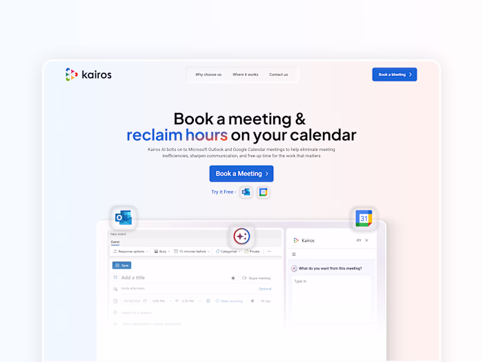 KARIOS Landing Page Design