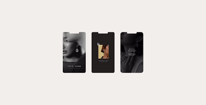 Instagram Templates for a hand-made jewellery brand