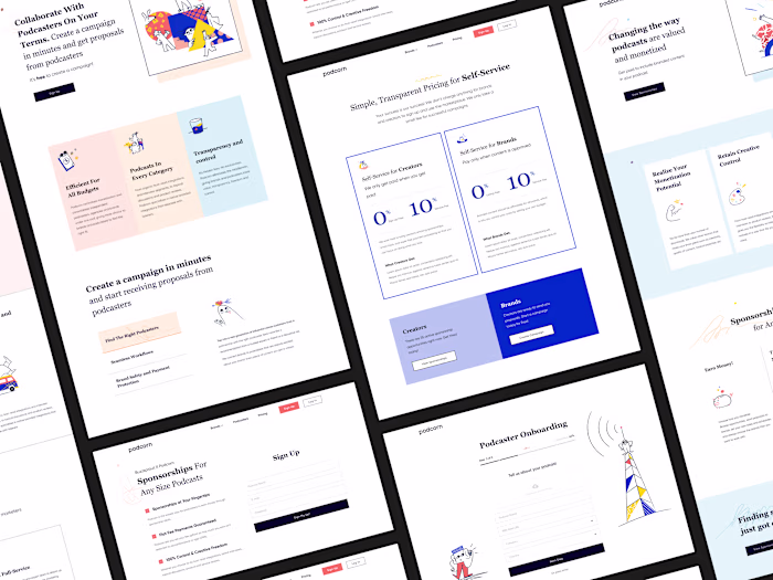 Podcorn Website Redesign