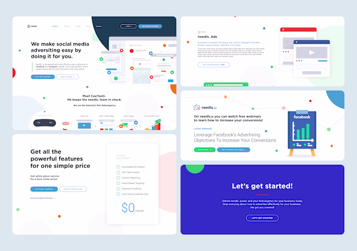 Redesigned the marketing landing page for Needls (Canada) wi...