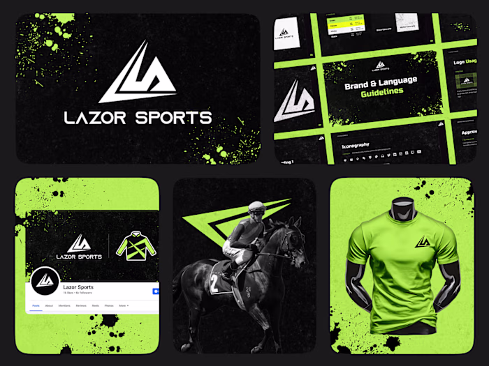 Lazor Sports Branding