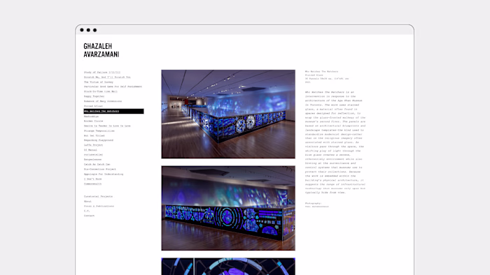 Artist Website 👩‍🎨