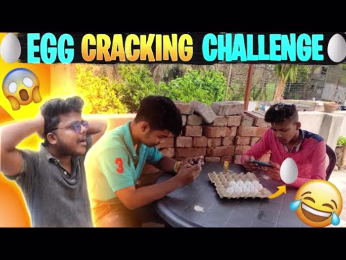 Egg Cracking Challenge🥚 💪  | ডিম ফাটানো চ্যালেঞ্জ | Funny Cha…