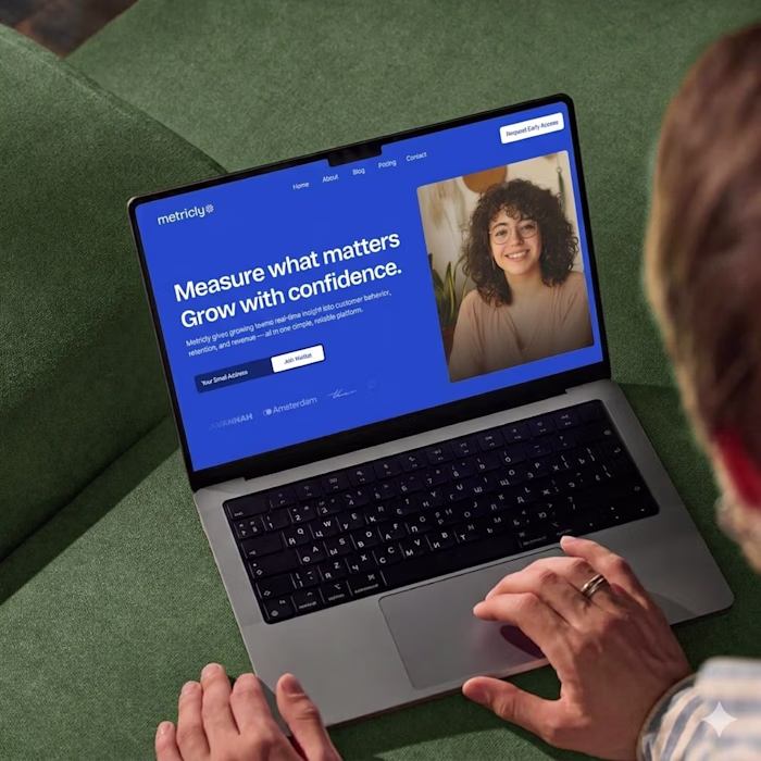 Framer Website Design for Metricly