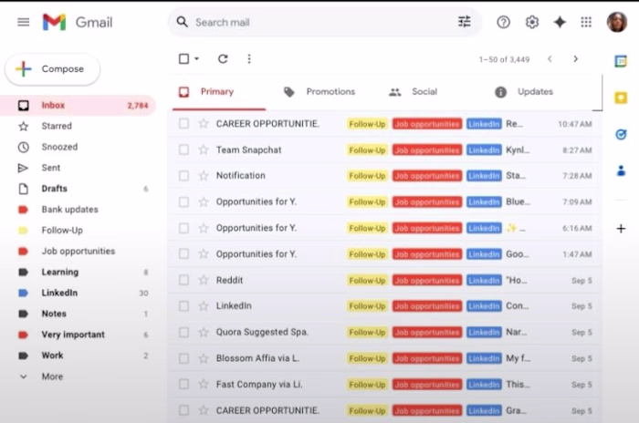 Currently helping a founder organize their inbox and set up ...