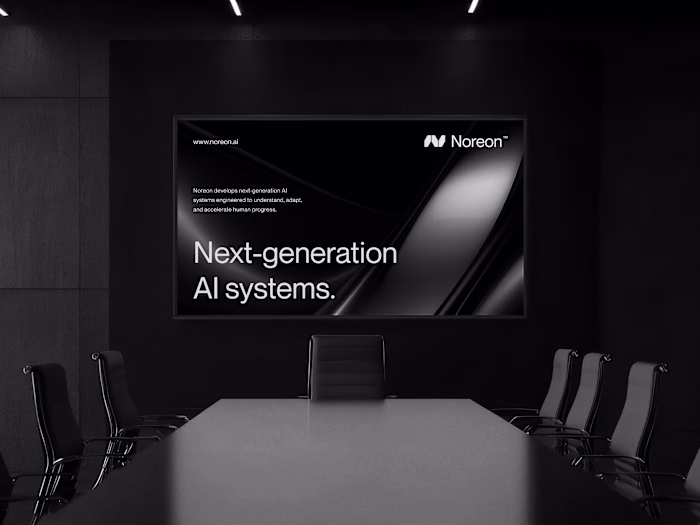 Futuristic Logo & Brand Identity for Noreon.ai