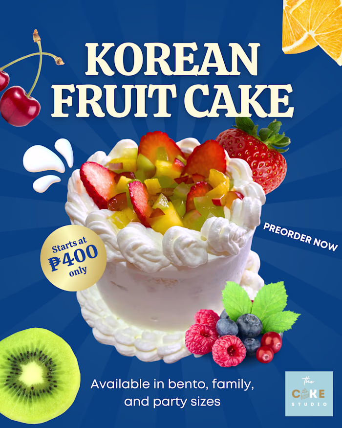 Social Media Designs for a Cake Shop