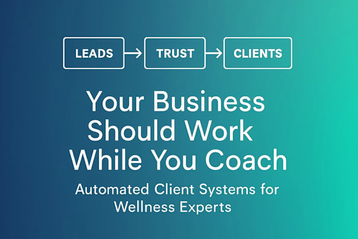 Most wellness coaches I meet