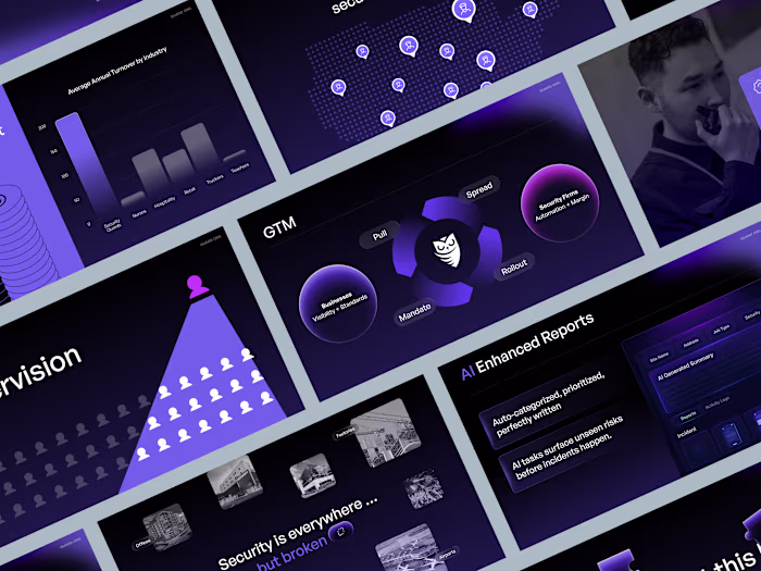 AI Security Startup Seed Funding Pitch Deck