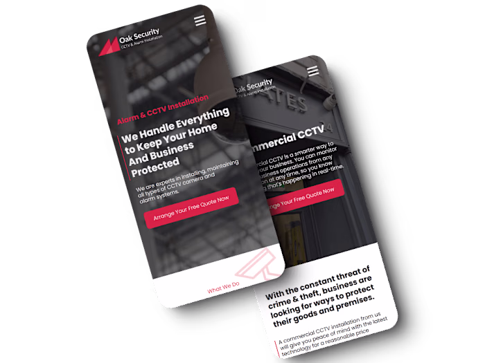 WordPress Website for A CCTV / Alarm Service Business