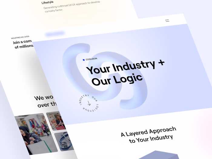 Industries - Landing Page Website