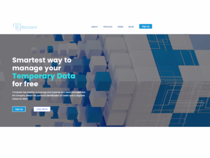 Software company website