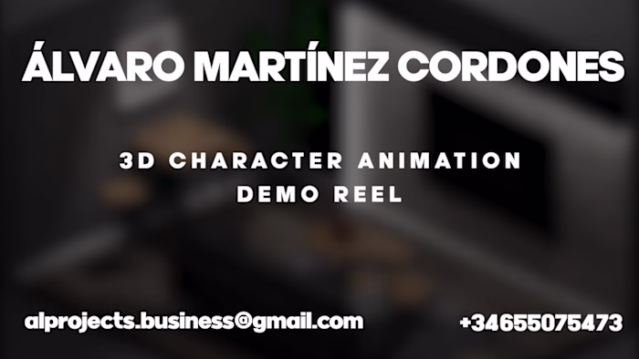 3D Character Animation Reel Alvaro Martinez