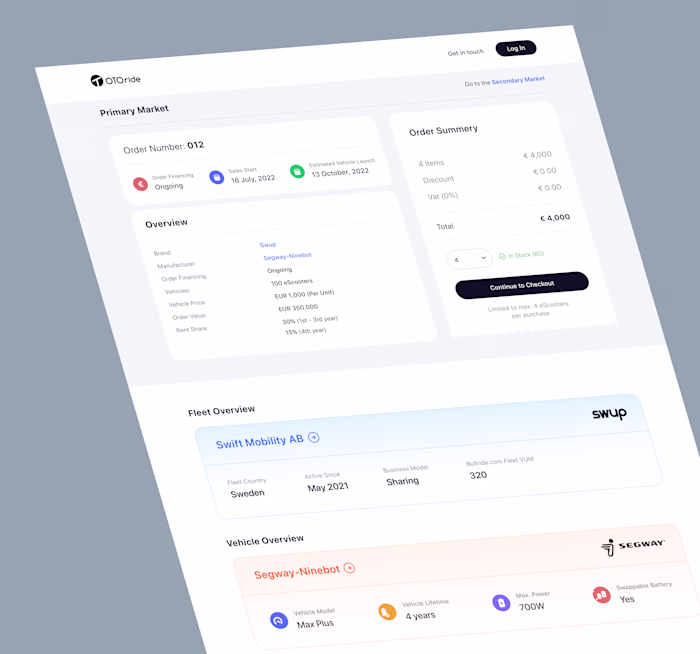 Checkout Page Design