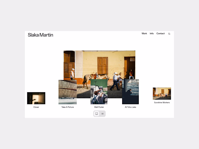 (Free) Slaka Martin ― Framer Portfolio Template