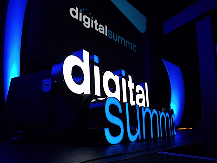 Digital Summit: Brand identity, logo, web, print, ad, digital