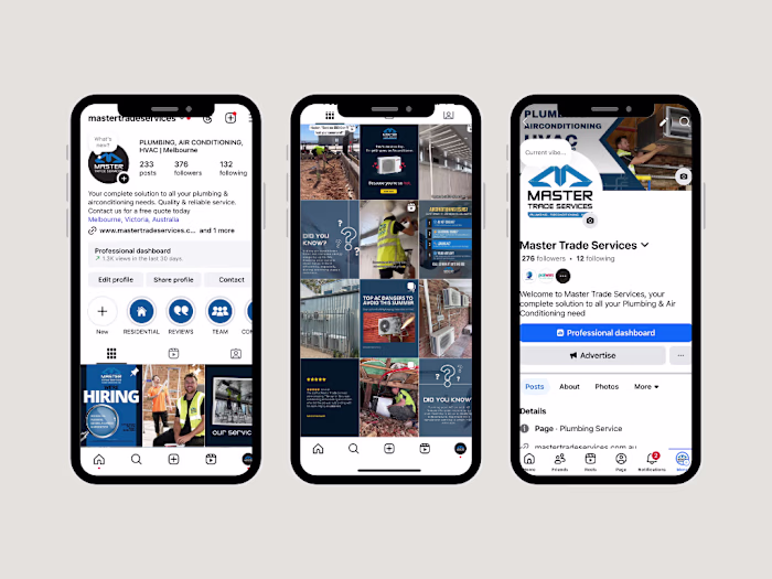 Social Media Management for HVAC Company