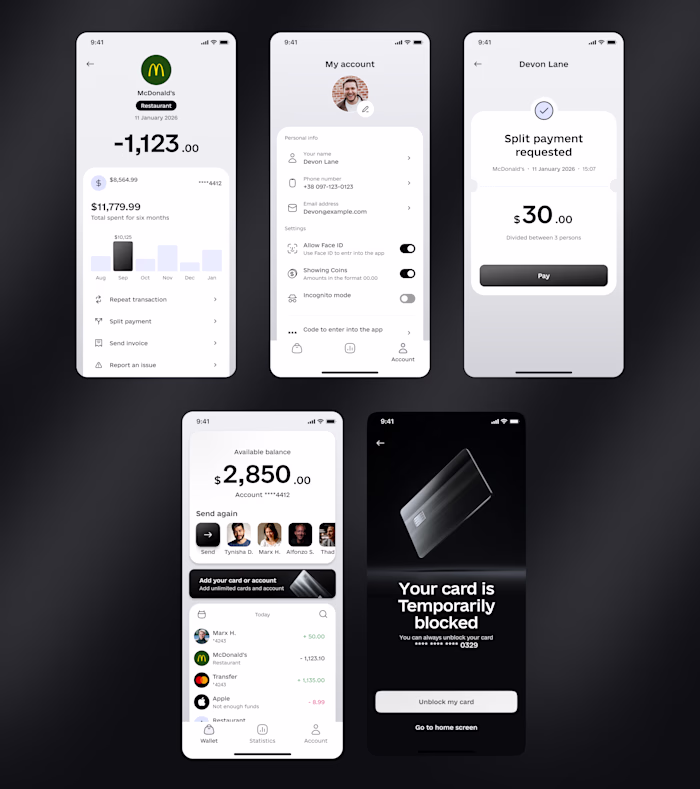 Finance App for Easier Split Payments