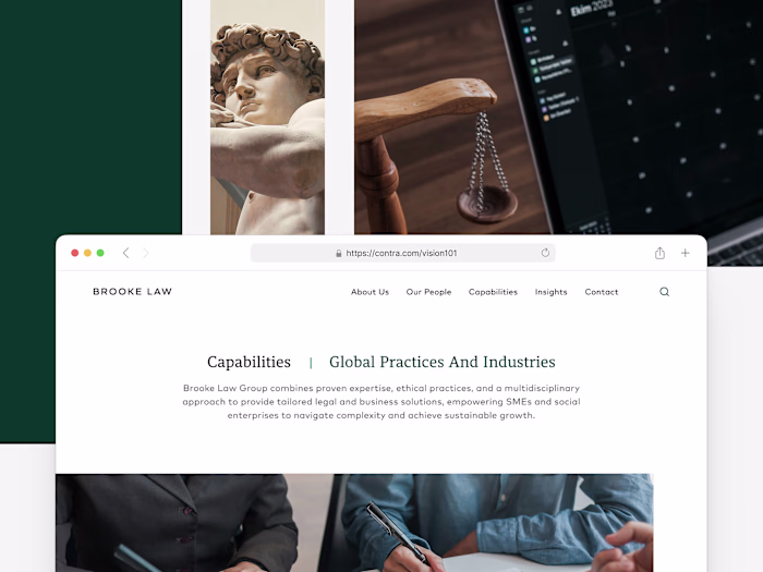Brooke Law Group – UX/UI Redesign Lead