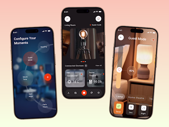 Smart Home Mobile App Design