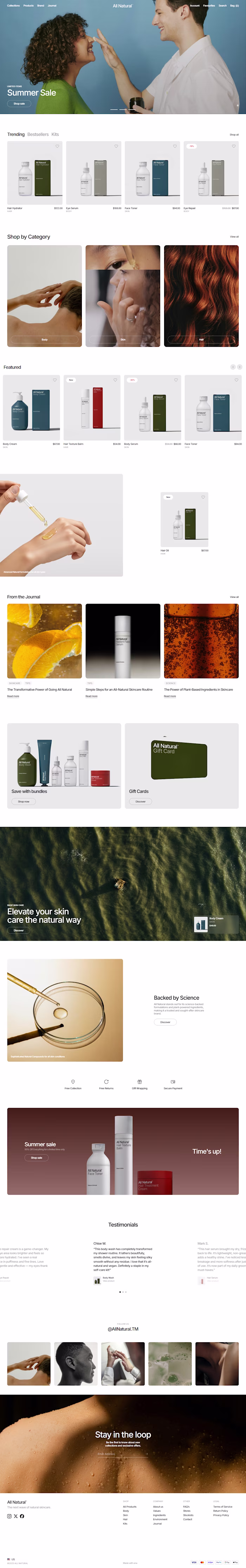 Framer website
