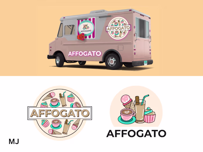 Affogato Logo Design 