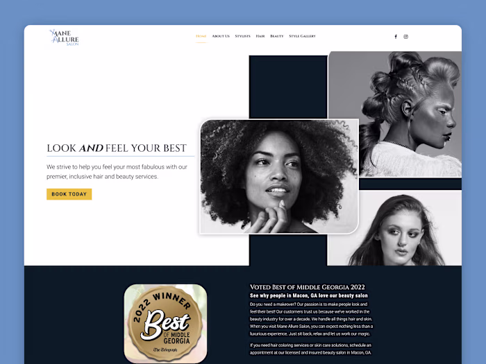 Stylish Website Redesign