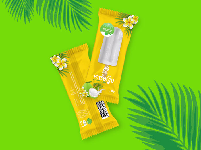 Packaging Design: FYFTH Coco Popsicle
