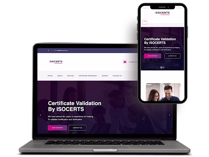 ISO CERTS: A Web Development & Design Project