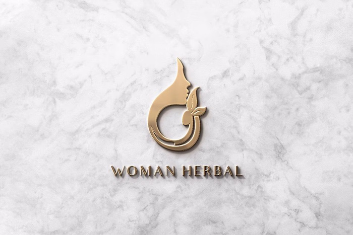 Woman Herbal Logo Design